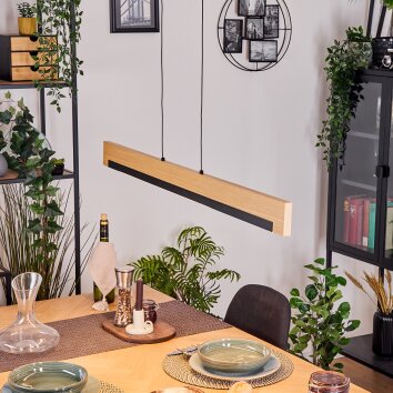 Inzino Suspension, Suspension LED Noir, 1 lumière Inzino Suspension, Suspension LED Noir, 1 lumière