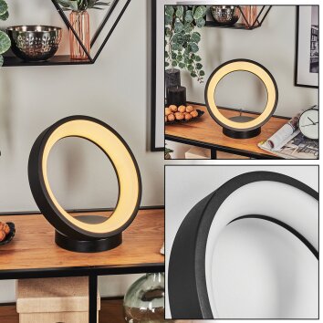 Delor Lampe à poser LED Noir, 1 lumière, Changeur de couleurs Delor Lampe à poser LED Noir, 1 lumière, Changeur de couleurs