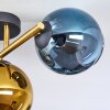 Koyoto Plafonnier, Boule lumineuse Or, Noir, 3 lumières