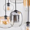 Apedo Suspension, Suspension Ambre, Clair, Fumé, 6 lumières