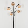 Ripoll Boule lumineuse, Lampadaire Ambre, 5 lumières