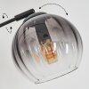 Koyoto Boule lumineuse, Lampadaire Clair, Fumé, 5 lumières
