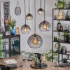 Koyoto Suspension, Boule lumineuse, Suspension Clair, Fumé, 5 lumières