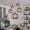 Koyoto Suspension, Boule lumineuse, Suspension Fumé, 5 lumières