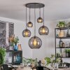 Koyoto Suspension, Boule lumineuse, Suspension Fumé, 5 lumières