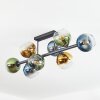 Koyoto Plafonnier, Boule lumineuse Bleu, Or, Vert, Clair, 8 lumières