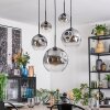 Ripoll Suspension, Boule lumineuse, Suspension Clair, Fumé, 5 lumières