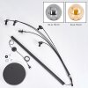Gastor Boule lumineuse, Lampadaire Ambre, Fumé, 5 lumières