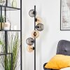 Koyoto Boule lumineuse, Lampadaire Ambre, Fumé, 6 lumières
