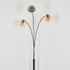 Gastor Boule lumineuse, Lampadaire Ambre, Clair, Fumé, 3 lumières