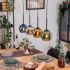 Koyoto Suspension, Boule lumineuse, Suspension Écru, Noir, 4 lumières
