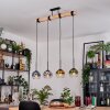Koyoto Suspension, Boule lumineuse, Suspension Écru, Noir, 4 lumières