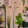 Koyoto Boule lumineuse, Lampadaire Ambre, Clair, Fumé, 3 lumières
