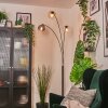 Koyoto Boule lumineuse, Lampadaire Ambre, Clair, Fumé, 3 lumières