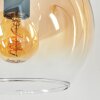 Koyoto Boule lumineuse, Lampadaire Ambre, Clair, Fumé, 3 lumières
