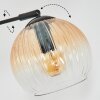 Koyoto Boule lumineuse, Lampadaire Ambre, Clair, 3 lumières