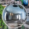 Koyoto Suspension, Boule lumineuse, Suspension Bleu, Chrome, Vert, Clair, Cuivré, Fumé, 5 lumières