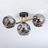 Ripoll Plafonnier, Boule lumineuse Or, Noir, 3 lumières