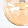 Chehalis Plafonnier, Boule lumineuse Or, Noir, 3 lumières
