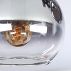 Koyoto Plafonnier, Boule lumineuse Clair, Fumé, 3 lumières