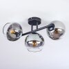 Koyoto Plafonnier, Boule lumineuse Clair, Fumé, 3 lumières