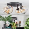 Koyoto Plafonnier, Boule lumineuse Ambre, Clair, 4 lumières