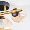 Chehalis Plafonnier, Boule lumineuse Or, Noir, 3 lumières
