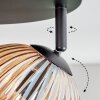 Koyoto Plafonnier, Boule lumineuse Ambre, 4 lumières