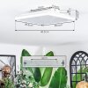 Tavlov Plafonnier, Panel LED Blanc, 1 lumière Tavlov Plafonnier, Panel LED Blanc, 1 lumière