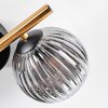 Chehalis Plafonnier, Boule lumineuse Or, Noir, 3 lumières