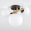 Chehalis Plafonnier, Boule lumineuse Or, Noir, 3 lumières Chehalis Plafonnier, Boule lumineuse Or, Noir, 3 lumières
