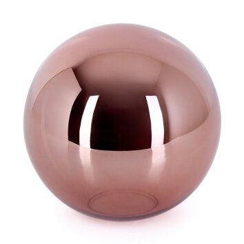 Abat-jour en verre  Gastor Verre de rechange, pièce de rechange 15 cm Cuivré