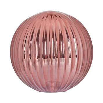 Abat-jour en verre  Chehalis Verre de rechange, pièce de rechange 15 cm Cuivré