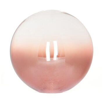 Abat-jour en verre  Bernado Verre de rechange, pièce de rechange Clair, Cuivré