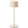 Jona Lampe à poser Luminaires Brilliant LED Beige, 1 lumière