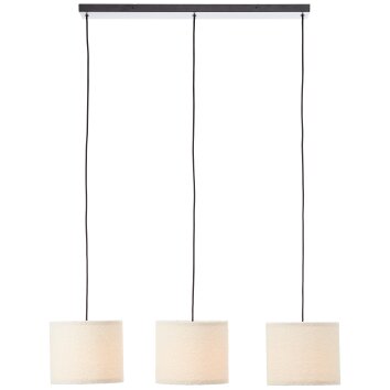 Teddy Suspension Luminaires Brilliant Blanc, 3 lumières