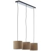 Tony Suspension Luminaires Brilliant Noir, 3 lumières