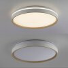 MIO Plafonnier Luminaires Paul Neuhaus LED Sable, 1 lumière, Télécommandes
