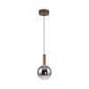 BOWL Suspension Luminaires Paul Neuhaus LED Brun, 1 lumière
