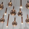 BOWL Suspension Luminaires Paul Neuhaus LED Brun, 12 lumières