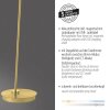 BENTE Lampadaire Luminaires Paul Neuhaus LED Laiton, 1 lumière