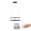 CONTURA Suspension Luminaires Paul Neuhaus LED Noir, 2 lumières