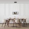 CONTURA Suspension Luminaires Paul Neuhaus LED Noir, 2 lumières
