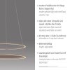 CONTURA Suspension Luminaires Paul Neuhaus LED Sable, 2 lumières