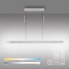 Square Suspension Luminaires Paul Neuhaus LED Argenté, 6 lumières