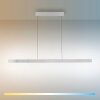 Square Suspension Luminaires Paul Neuhaus LED Argenté, 6 lumières
