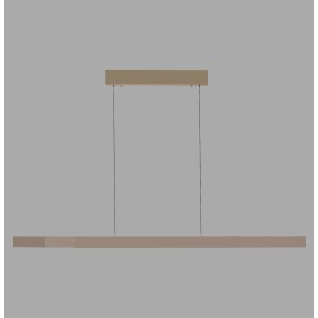 Square Suspension Luminaires Paul Neuhaus LED Bronze, 6 lumières