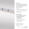 Lift Suspension Luminaires Paul Neuhaus LED Aluminium, 3 lumières