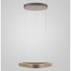 Q-STRETTO Suspension Paul Neuhaus Q-Serie LED Bronze, 2 lumières, Télécommandes