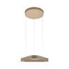 Q-STRETTO Suspension Paul Neuhaus Q-Serie LED Bronze, 2 lumières, Télécommandes